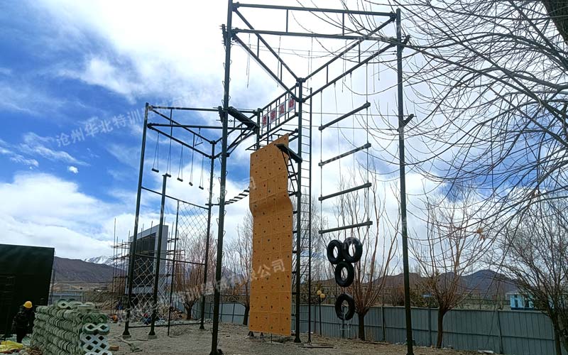 西藏日喀则市桑珠孜区某部心理行为训练场圆满完工！